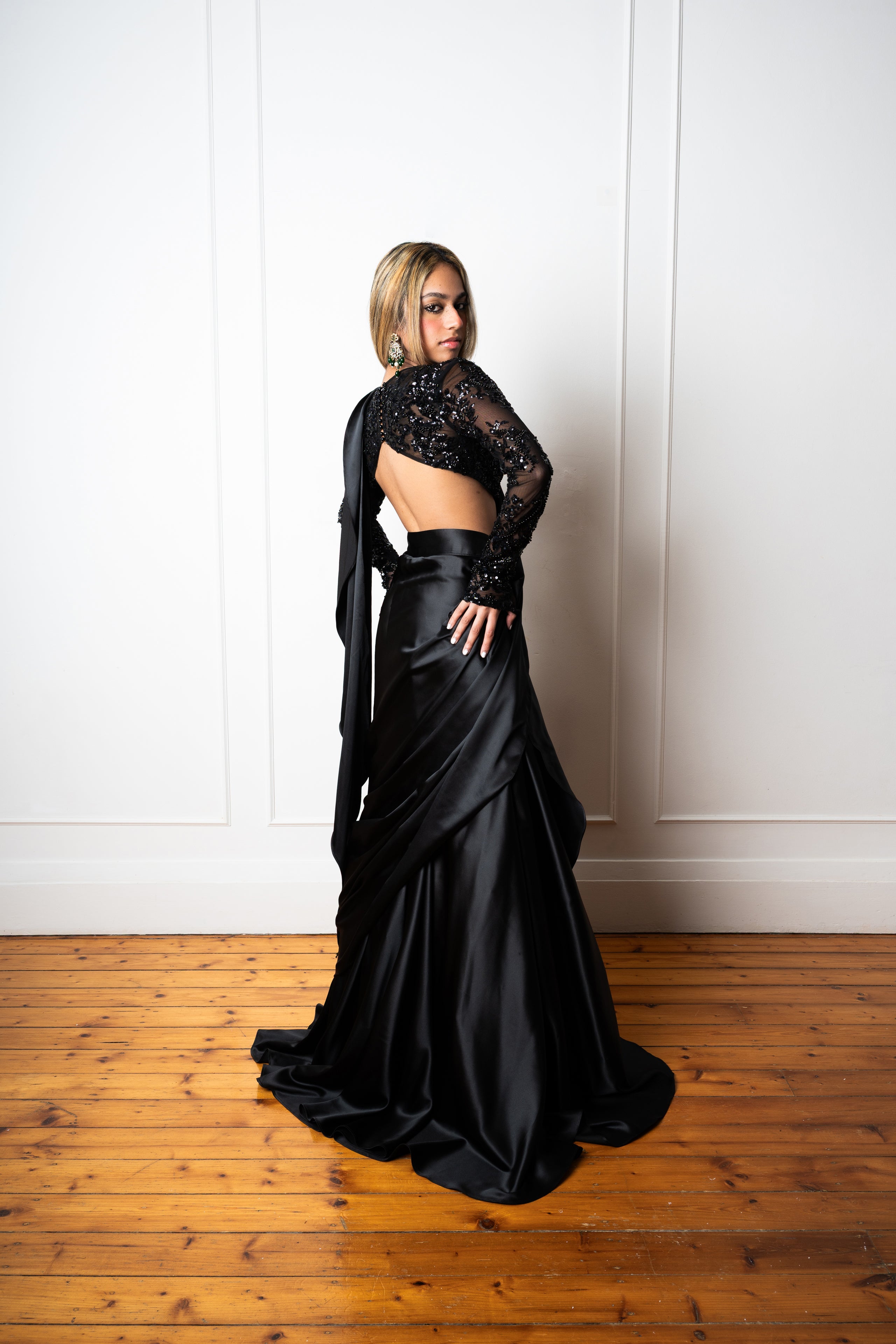 Pre-Pleated Fusion Skirt