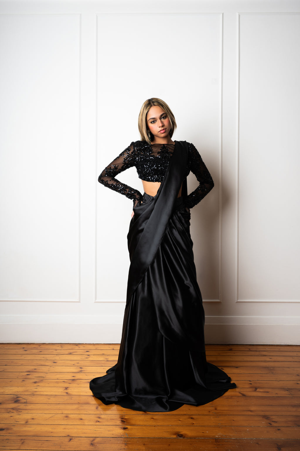 Pre-Pleated Fusion Skirt