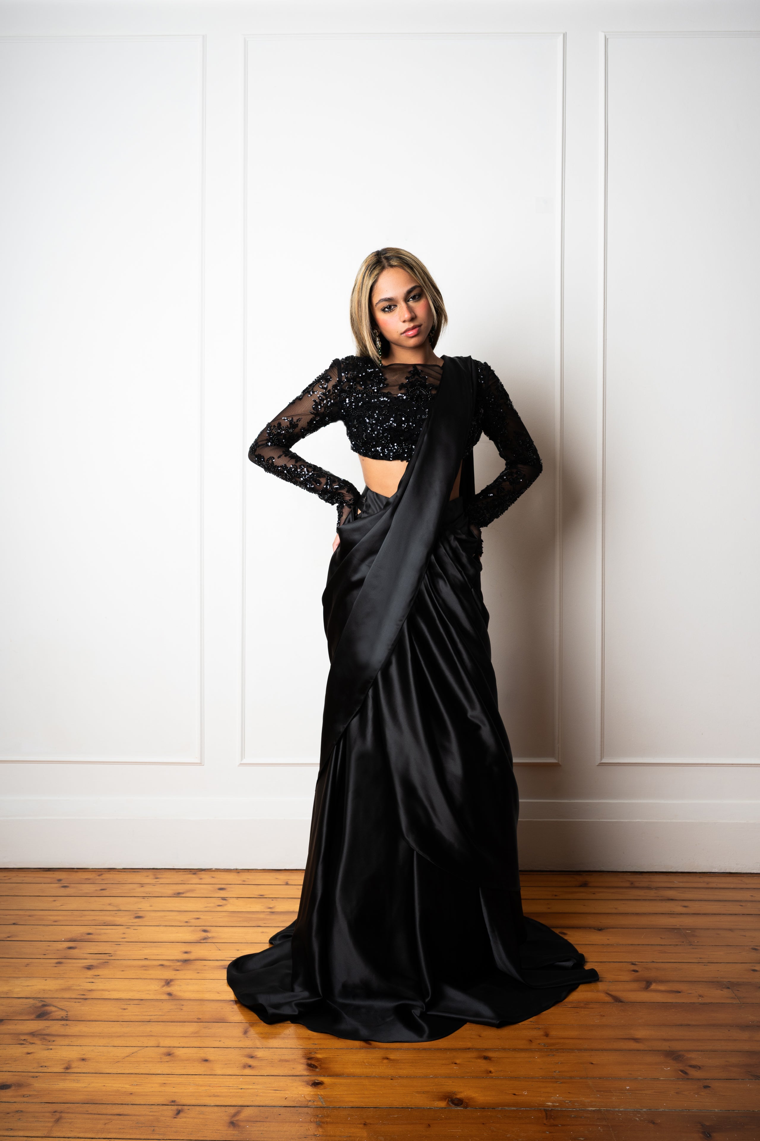 Pre-Pleated Fusion Skirt