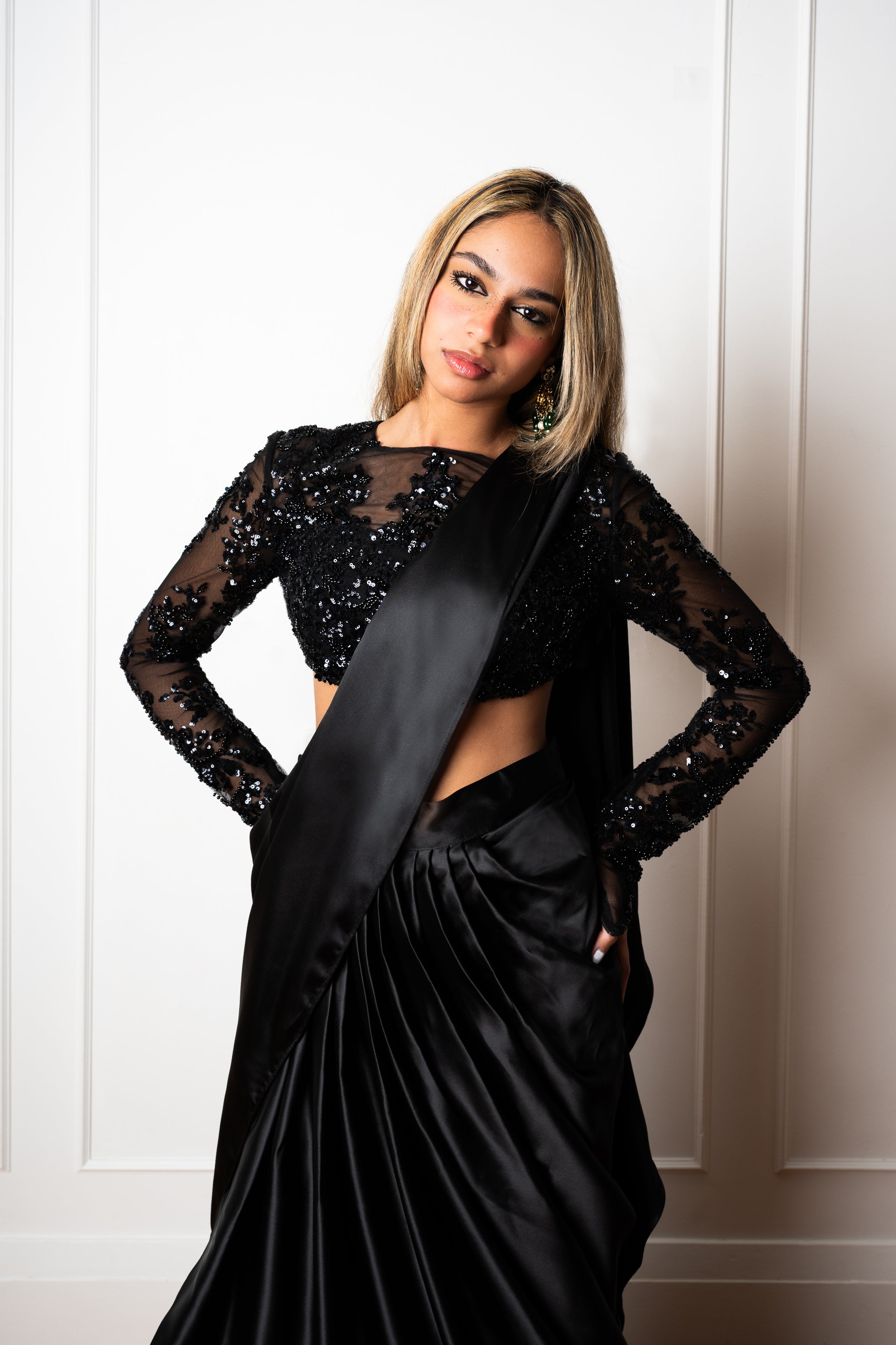 Pre-Pleated Fusion Skirt
